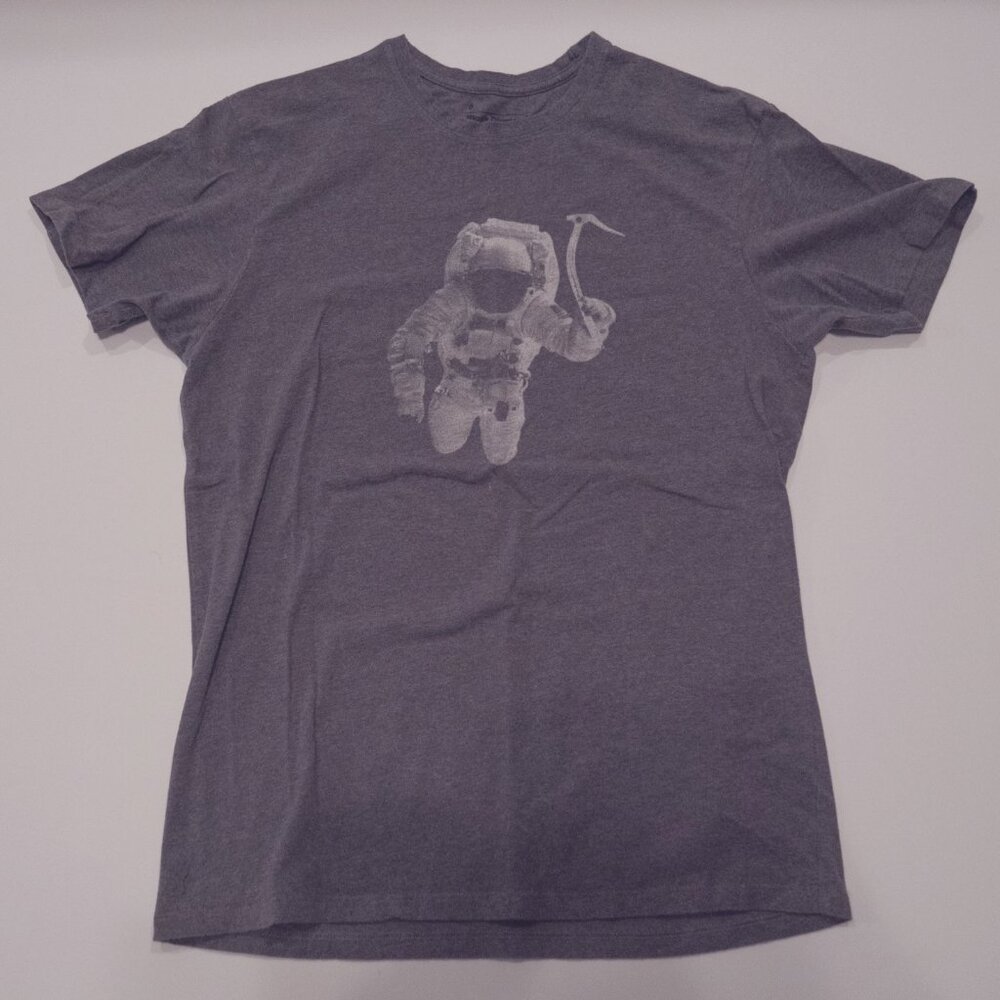 Men's Black Diamond T-Shirt Astronaut Logo M Spaceshot